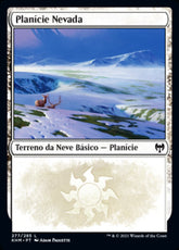 Planície Nevada / Snow-Covered Plains - Magic: The Gathering - MoxLand